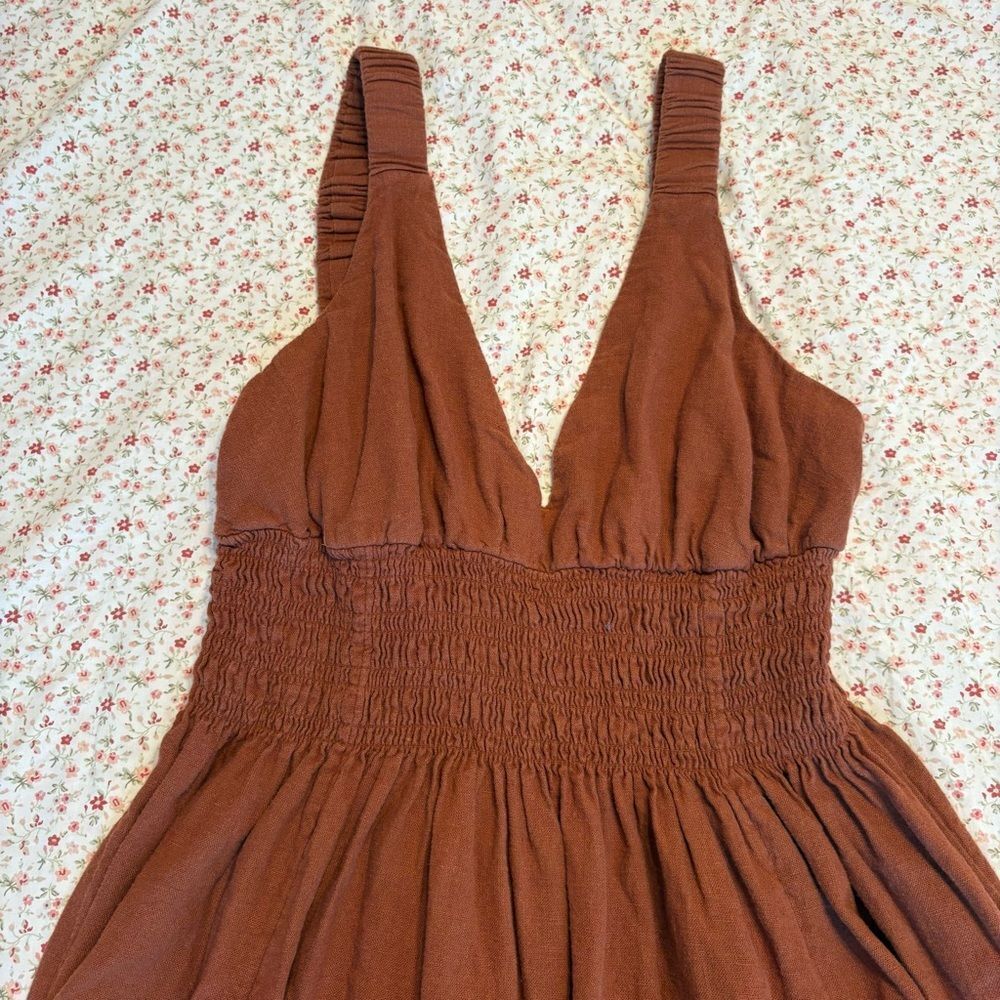 Abercrombie and Fitch Scrunchie Strap Maxi Dress - Picture 6 of 10